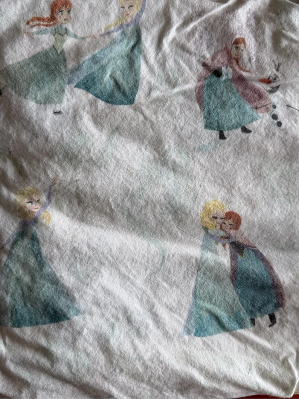 2x PotteryBarn Kids Organic Cotton Frozen Sheet Sets + Decorative Pillow